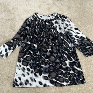 Chico’s leopard print tunic